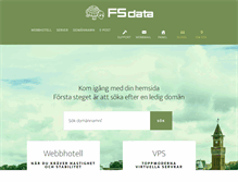 Tablet Screenshot of fsdata.se